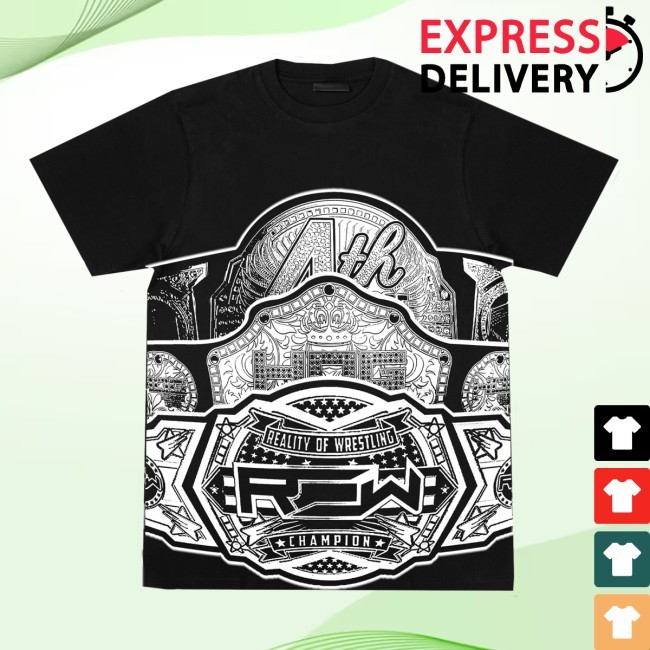 *3 Belts Tee - Zilla Fatu Merch